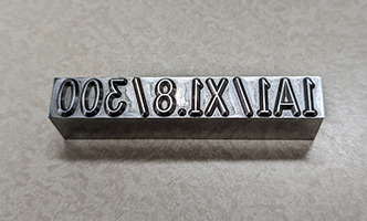 Machine Stamp by Devore Engraving