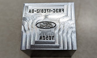 square machine stamp by Devore Engraving